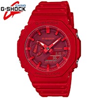 Reloj Casio G-Shock Carbon Core GA2100-4A Digital Analogico Luz LED Rojo